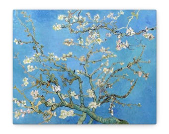 Van Gogh Almond Blossoms Gallery Wrapped Canvas Wall Art Print