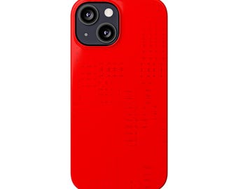 Red Slim Phone Cases for iPhone 7-15