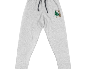 Sweatpants Embroidered Golfer and Trees Unisex Joggers