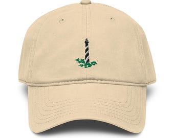 St Augustine Lighthouse Embroidered Dad Hat, Coastal Florida Cap