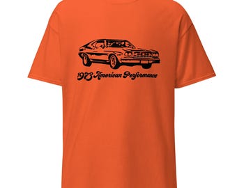 1973 American Performance Unisex Classic Tee | Retro Style T-Shirt for Men & Women | Vintage Car Graphic Tee