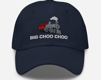 Big Choo Choo Embroidered Train Dad hat