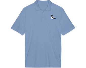 Common Loon Embroidered Unisex Polo