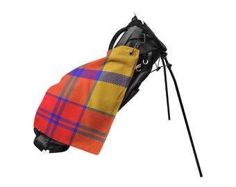 Tartan Inspired Plaid Golf Towel