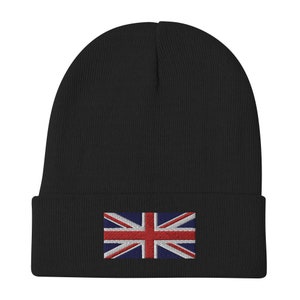 Embroidered Beanie Union Jack
