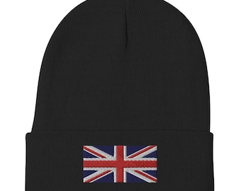 Embroidered Beanie Union Jack