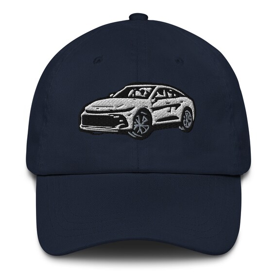 Casquette Volkswagen Vintage Bleu Et Noir – Toile Ajustable – Petit Défaut