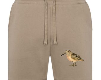 Woodland Woodcock Bird Unisex Sweat Shorts