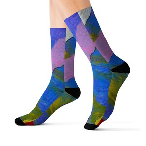 Maglolia 2 Art Socks Abstract Original Art Socks