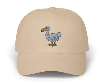 Embroidered Dodo Bird Cap: Vintage Style Dad Hat