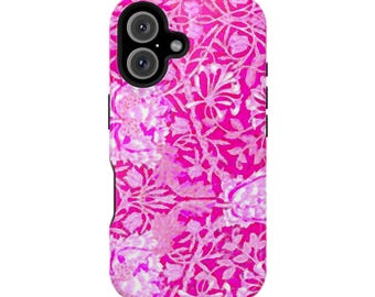 Pink Honeysuckles Magsafe Compatible Phone Case for iPhones 13-16Pro