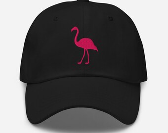 Flamingo Silhouette Dad hat