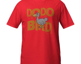Cute Dodo Bird T-Shirt | Short-Sleeve Unisex Tee | Fun Graphic Shirt | Perfect for Bird Lovers & Gift Ideas