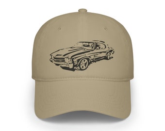 Classic American Muscle Car Low Profile Cap for Car Enthusiasts & Collectors