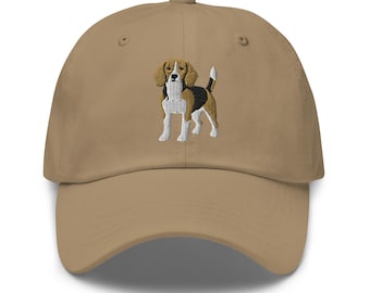 Beagle Embroidered Dog Dad hat