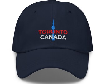 Embroidered Toronto Dad Hat – Canada Skyline