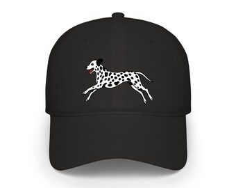 Dalmatian DTF Print Low Profile Baseball Cap