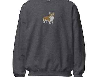 Corgi Embroidered Unisex Sweatshirt
