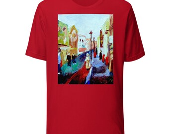 T-shirt London Soho 2006 Painting Unisex art Graphic Tee
