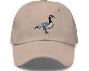 Plucky Honker Wild Goose Hat - Embroidered Bird Cap, Adjustable Fit, Nature Lover Gift, Outdoor Apparel, Wildlife Enthusiast Accessory