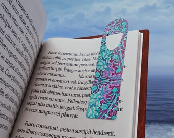 Purple Honeysuckle Bookmark
