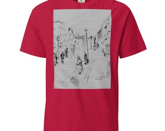 London T-shirt SoHo London 2006 Unisex garment-dyed heavyweight Graphic Tee