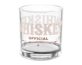 Whiskey Official Test Glass Rocks 10oz - Funny Whiskey Tasting Glass - Ideal for Bourbon & Scotch Lovers