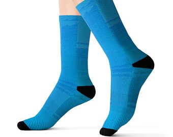 Socks Celeste Blue  Sublimation Socks