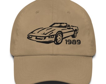 1989 Convertible Speed Dad Hat - Classic Embroidered Cap, Car Lover Gift, Retro Style Hat, Adjustable Cotton Cap