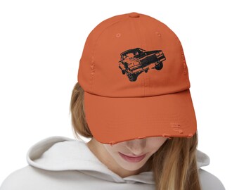 Low Rider Unisex Adult Distressed Cap | Vintage Style Hat for Men & Women | Adjustable Baseball Cap, Perfect Gift
