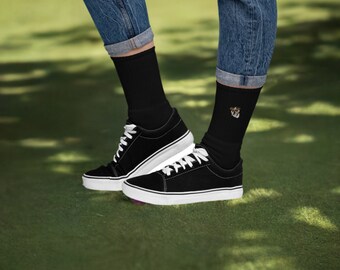 Embroidered socks Bulldog Embroidery