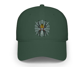 Garden Spider Web Low Profile Baseball Cap