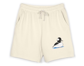 Bufflehead  Duck Unisex Garment-Dyed Lightweight Fleece Sweat Shorts