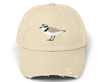 Western Snowy Plover Cap | Distressed Baseball Hat