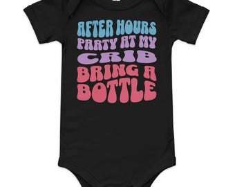 Party at My Crib Baby short sleeve one piece