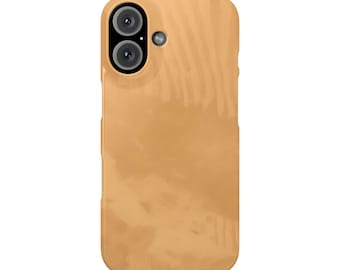 Abstract Whispers in Taupe Slim Phone Cases - Stylish  Trendy Minimalist Phone Case for iPhone 7-16