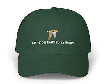 Easily Distracted by Birds Embroidered Classic Dad Cap