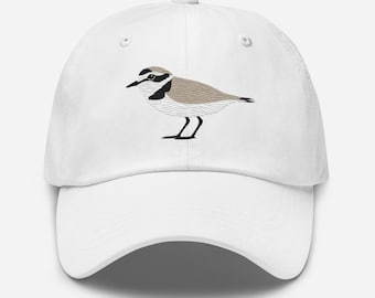 Western Snowy Plover Embroidered Dad hat