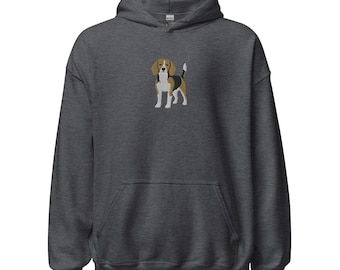 Beagle Embroidered Unisex Hoodie