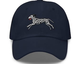 Embroidered Dalmatian Dad Hat | Low-Profile Dog Lover Cap
