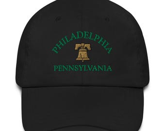 Philadelphia Pennsylvania Dad Hat Embroidered Liberty Bell Cap