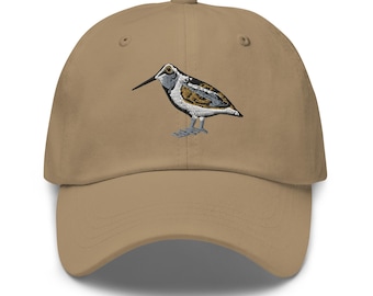 American Woodcock Embroidered Bird Hat – Outdoor Hunting Cap, Wildlife Bird Lover Gift, Adjustable Dad Hat, Rustic Nature Apparel