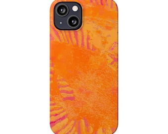 Slim Phone Cases for iPhone 7-16 Orange Spirit