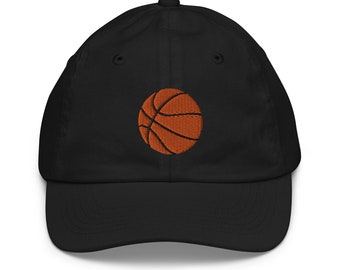 Basketball embroidered Youth cap ages 5 and Up