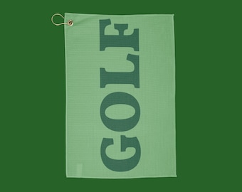 Green Golf Towel