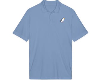Atlantic Puffin Embroidered Polo | Moisture Wicking Performance Shirt