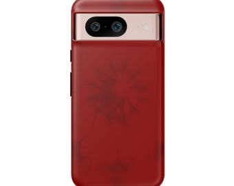 Radiant Deep Red Tough Cases for Samsung and Google Phones - Protective Phone Cover, Strong Phone Case, Durable Tech Accessories
