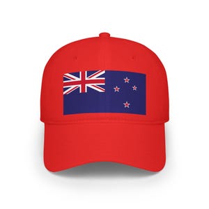 New Zealand Flag Baseball Cap: Cotton Twill, Adjustable Kiwi Hat