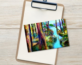Postcard "Lake Whelchel"    Art Card