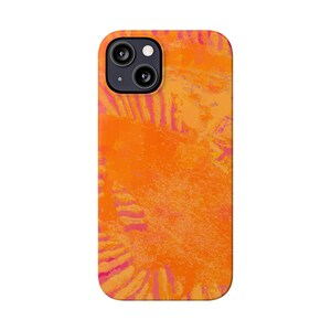 Coques minces pour iPhone 7-16 Orange Spirit
